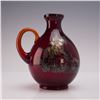 Image 1 : New Martinsville Ruby Glass Cordial Pitcher with Silver Overlay