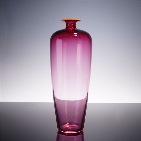 Kekic Glass Transparent Forms Vase