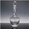 Image 2 : Gorham Full Lead Crystal Diamond Cut Decanter with Stopper