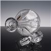 Image 3 : Gorham Full Lead Crystal Diamond Cut Decanter with Stopper