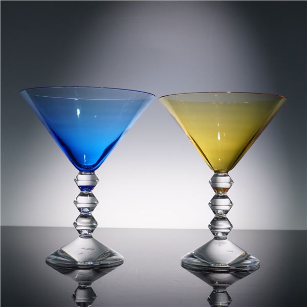 Pair of Baccarat Vega Martini Glasses