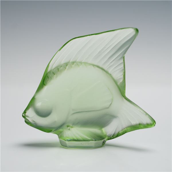 Lalique Crystal Light Green Fish