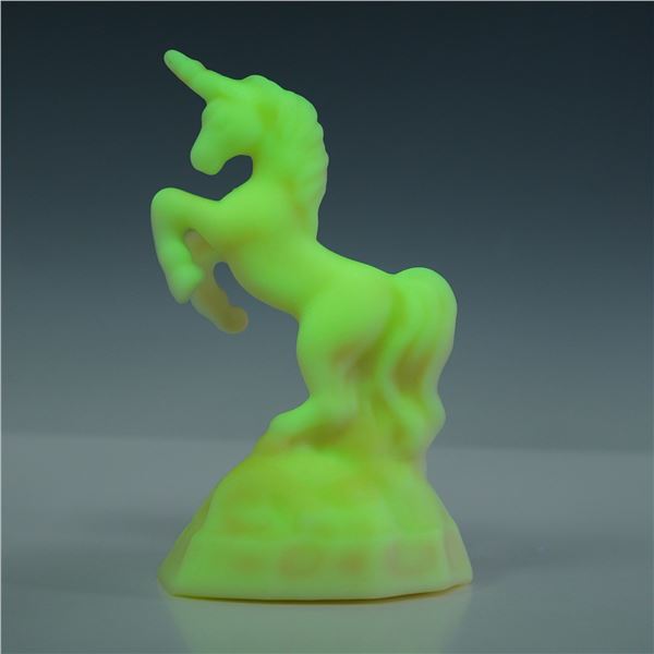 Fenton Burmese Glass Unicorn figurine