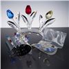 Image 1 : 9pc Swarovski Crystal SCS Tulips with Stands