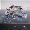 Image 5 : 9pc Swarovski Crystal SCS Tulips with Stands
