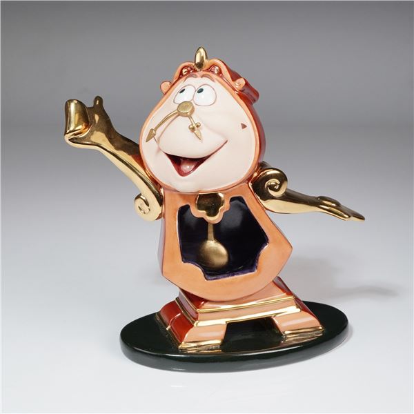 Walt Disney Classics Beauty & the Beast Figurine, Cogsworth Just in Time