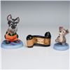 Image 1 : 3pc Walt Disney Classics Collection Figurines, Jock, Scamp, and Title Reel