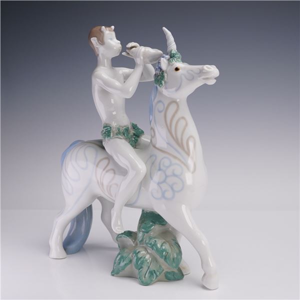Lladro Figurine, Faun and Unicorn 1007294