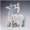 Image 3 : Lladro Figurine, Faun and Unicorn 1007294