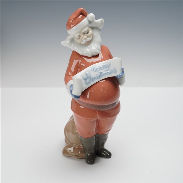 Nao by Lladro Figurine, Santa's Best Wishes 1399