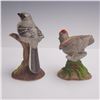 Image 2 : 2pc Boehm Porcelain Figurines, Baby Mockingbird and Baby Cardinal