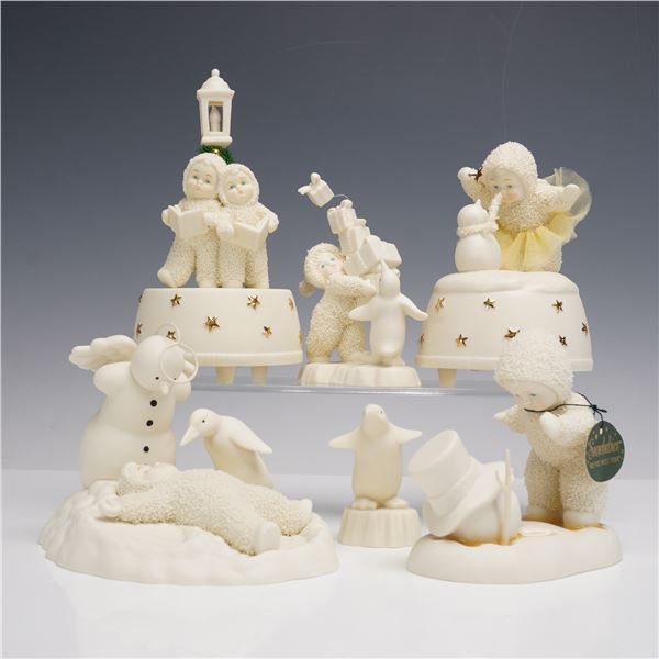 6pc Department 56 Snowbabies Figurines and Music Boxes