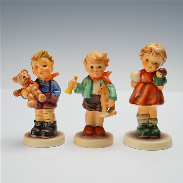 3pc Goebel Hummel Figurines, Childhood Playtime Series