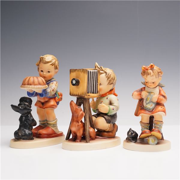 3pc Goebel Hummel Hobbyist Figurines