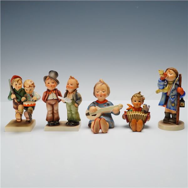 5pc Goebel Hummel Instrument Themed Figurines