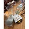 Image 2 : Assorted Glass Vases. Dessert Bowls, Water Dispenser, Corn Cob Plates and Pottery Plates