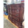 Image 2 : 5 Drawer Wood Sideboard/Hall Chest Excellent Condition 19x47x39"