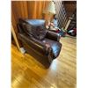 Image 2 : Brown Leather Club Chair