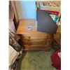Image 2 : Solid Wood Sleigh Bed, Night Stands and with Bedding and Pillows