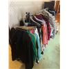 Image 1 : Clothing Rack of Women's Clothing: Jackets, Pants, Sweaters, Blouses, Dresses and More