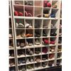 Image 2 : 3 Piece Shoe Storage Rack with Women's Shoes and Assorted Footwear