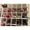 Image 2 : 3 Piece Shoe Storage Rack with Women's Shoes and Assorted Footwear