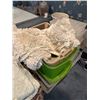 Image 2 : Bathroom Variety Lot: Towels, Wall Art, Glass Containers, Storage Bath Mats, Ironing Board & More