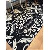 Image 2 : Black and White Area Rug 60"x90"