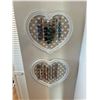 Image 1 : 2 Heart Shaped Jewelry Boards with a Collection of Bracelets
