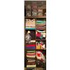 Image 2 : Larger Storage Cabinet and Contents: Fabric and Sewing Supplies Cabinet Measure 72.5x15.5x72.5"