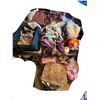 Image 1 : Desk and Contents:  Sewing Supplies. Fabric and Accessories.