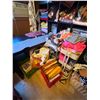 Image 2 : 2 X Storage Cabinets, Rolling Carts Desk and Bins:  Fabric and Sewing Supplies