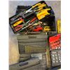 Image 2 : Assorted Tools; Drill Bits, Drivers Socket Set, Toolbox & Contents and Arrow Power Nail Gun