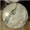 Image 2 : 2 Matching Granite Top Stools w Wood Bases 14"x24"