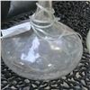 Image 2 : Pair of Large Glass Vase Style w Chrome Accent Table Lamps 25"