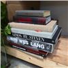 Image 2 : Mixed: Restaurant Trays, Adult Bibs, Golden Pothos Plant, Terrarium, Chalkboards, Coffee Table Books