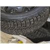 Image 2 : Set of Winterforce 170/70 R13 Winter Tires on 13" 4 Bolt Steel Rims