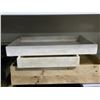 Image 2 : Set Decoration Lot Home Decor: Decorative Trays (Wood, Glass. Marble, Leather) & Gold Gift Boxes