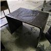 Image 2 : 2 Accent  Cast Metal Tables: Rectangle Table & 21x14x17.5" & 2 Tiered  Accent Table 32"x22.5"