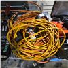 Image 2 : Tool Lot: Extension Cords, Black & Decker Cordless Drill, Drill Bit Sharpener and New Wire Wheel