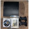 Image 1 : Sony Playstation 3 PS3 2 Controllers Games, Motion Controller  & Eye Camera