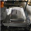 Image 2 : Professional Kitchen Lot: Hotel Pan Inserts, Pots, Salad Spinner, Baking Trays, Bus Bin & More