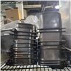 Image 2 : Professional Kitchen Lot: Stainless Steel Inserts Varying Sizes, Storage Bins, Cake Plates, Bowls
