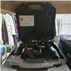 Image 2 : Tool Lot: Tool Box, Drill, Blades, Bits, Hand Tools, Hammers, Rabbit Planer and More