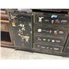 Image 2 : Vintage Asian Lacquer Cabinet 48x18x32"