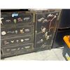 Image 3 : Vintage Asian Lacquer Cabinet 48x18x32"