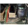 Image 2 : Shelf & Contents: Food Displays, Gloves, Glasses, Steel Inserts, Cutting Boards Electronics & More