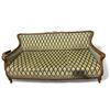 Image 2 : Group of 3 - Vintage Wood-Framed Sofa & Chair Set