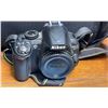 Image 2 : Nikon D3100 DSLR Camera & Nikon ME-! Microphone, Amaran AL-H160 Camera LED Light & Kata Bag