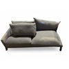 Image 1 : Minimalist Charcoal Sofa with Cushions